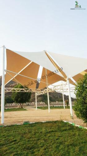 مظلات رؤية التميز الدمام الشرقية للمقاولات العامة وجميع أعمال الحدادة صور مظلات منوعة 118