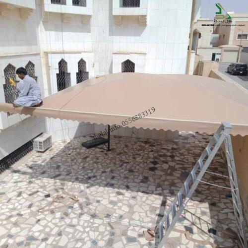مظلات رؤية التميز الدمام الشرقية للمقاولات العامة وجميع أعمال الحدادة صور مظلات منوعة 14